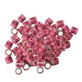 thumbnail image 1 of 100 Piece Aluminum Leg Rings Identifying Bands for Bird Training Pink, 1 of 6