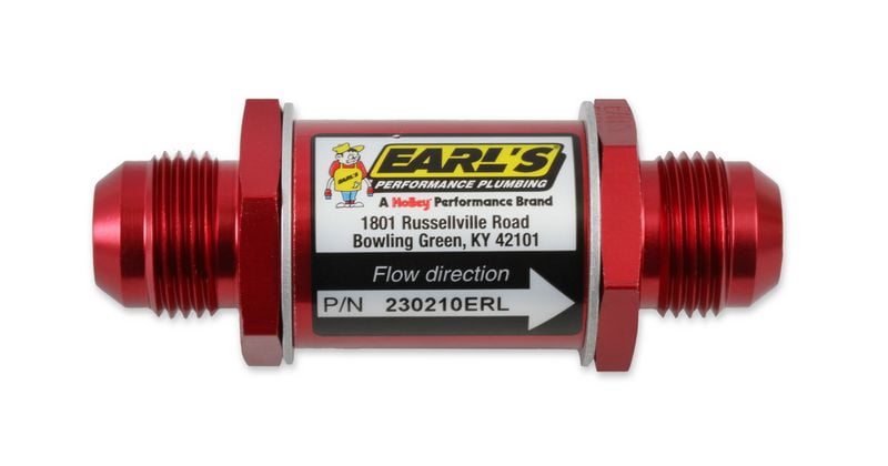 Aluminum In-Line Fuel Filter