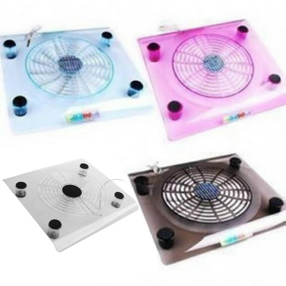 Osdhezcn Laptop Cooler USB Cooling Big Fan LED Light Cooler Pad Stand for 15" PC Notebook