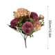 thumbnail image 3 of Ramo de flores artificiales de seda | Arreglo floral de rosas y peonías para decoración del hogar, centros de mesa para bodas, decoración de fiestas, relleno de jarrones para escritorio de oficina, 3 of 6