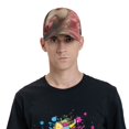 thumbnail image 4 of Fotbe Haired White Horse Gorro Clásico de Béisbol, Gorra Ajustable con Broche Snapback, Gorro de Exterior de Algodón Suave, 4 of 6