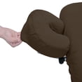 thumbnail image 4 of Spa Massage Table Poly Cotton Sheets 3 Pieces Full Set Resistant to Wrinkling, Chocolate, 4 of 7