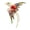红色, variant on Colorful Rhinestone Phoenix Brooch Handmade Enamel Lapel Pin Chinese Style Bird Animal Shape Badge Costume Hat Bag Decoration Accessories