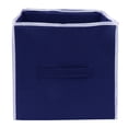 thumbnail image 4 of AMAK INC Foldable Storage Cube Box | Fabric Storage Organizer with Lid & Handle | Closet Organizer for Clothes, Toys & Accessories | Space Saving Storage Bin (Blue), 4 of 5