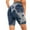Tie Dye Blue, variant on FUTATA High Waist Yoga Shorts For Women Tummy Control Athletic Workout Running Shorts Texture Sports Bike Leggings Tights Half Pants