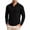 Black-02, variant on LONKITO Polo Shirts for Men Long Sleeve Pullover Collar Shirt Soft Comfort Casual Shirts