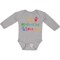 thumbnail image 3 of Inktastic Oma and Opa Love Me Grandchild Boys or Girls Long Sleeve Baby Bodysuit, 3 of 5