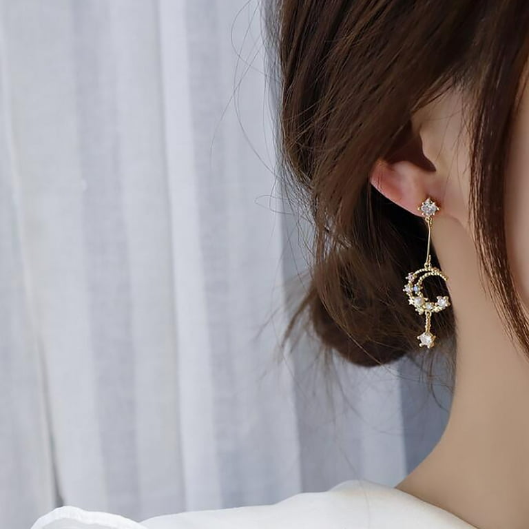 Long 2024 needle earrings