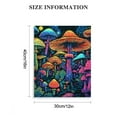 thumbnail image 3 of BCIIG Mushrooms Forest Psychedelic Fine Art Aesthetic Poster & Print Wall Painting for Living Room Bedroom Office Decor 12x16 in, 3 of 5