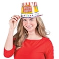 thumbnail image 2 of Carnival Top Hats, Apparel Accessories, Birthday, Party Favors, 12 Pieces, 2 of 2