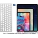 thumbnail image 5 of OMOTON Bluetooth Keyboard Compatible with  A16 11th 10th Generation,  10.2 (9th/8th/7th),  Pro 13/12.9/11 inch,  Air/Mini and More iOS Devices, White, 5 of 10
