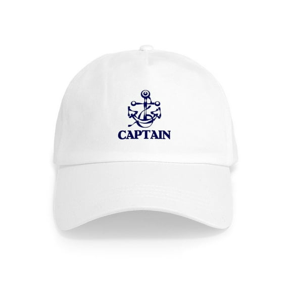 CafePress - CAPTAIN Cap - Adjustable 100% Brushed Unisex Casual Cotton Baseball Cap, Beige, 1