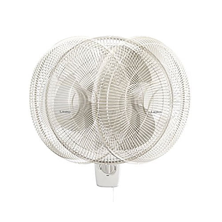 Lasko 16 Oscillating Wall Fan with 3 Speeds, 3016, White - Walmart.com