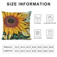 thumbnail image 5 of Nawypu  Sunflower Sunshine Decorative Throw Pillow Cover, Spring Summer Home Sweet Home Blessed Porch Patio Outdoor Pillowcase, Fall Autumn Flower Farmhouse Couch Cushion Case Decor, 5 of 5