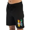 thumbnail image 2 of Mens Marvel Comic Book Avengers Black Sleep Pajama Shorts-M, 2 of 2