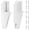 White, variant on HKJUNFEI 2Pcs Screen Door Closer Bracket Exact Fit Standard Size Long Service Life and Reliable Performance for Repairing Easy to Install