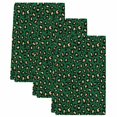 thumbnail image 2 of Green Black Kitchen Towels Set of 3, Elegant Modern Abstract Art Luxury Absorbent Dish Towels for Kitchen, Microfiber Hand Towel, Quick Drying Tea Towel for Cleaning Decorative Dishcloths, 2 of 7