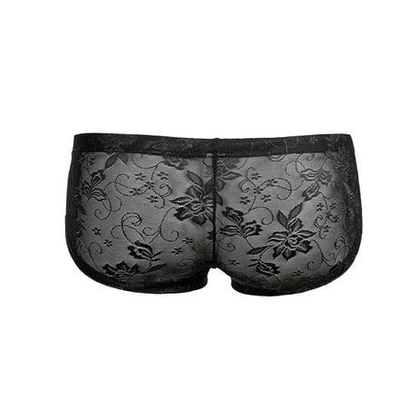 

Gubotare Captain Underpants Underwear Men s Stretch Elastic Wide Band Boxer Brief Underwear Bottom - Money Shot - Cash Money - Money Diamond Black XL