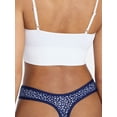 thumbnail image 2 of No Boundaries Cotton Hi Cut Thong Women's and Women's Plus, Sizes XS-XXXL, 2 of 4