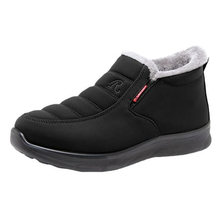 

Wesracia Boots For Women Winter Boots Warm Short Snow Men Women Velvet Water Couple Flat Winter Boots Women s Boots