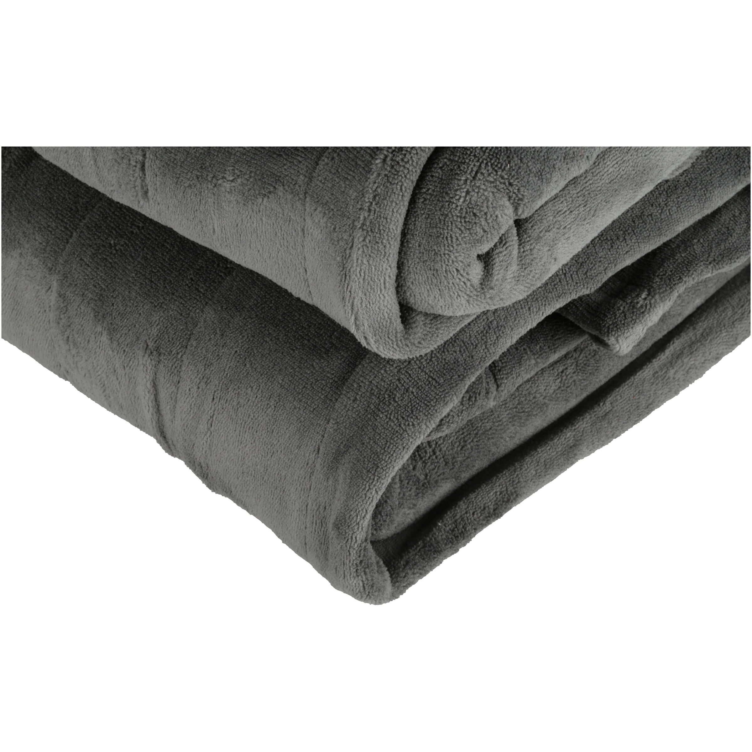 Sunbeam Heated Electric Microplush Blanket With 10 Heat Settings, Queen