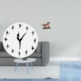thumbnail image 2 of Reloj de pared con figura de bailarina de ballet, escultura, obra de arte coleccionable, adorno de arte, estatua de caballo para escritorio, decoració, 2 of 8