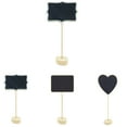 thumbnail image 4 of 10pcs Small Blackboard Wooden Signs Birthday Signs Chalkboard Weddings Birthday Parties Message Board Card Label,Heart, 4 of 8