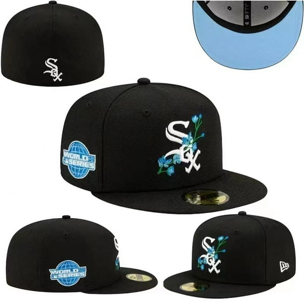 Chicago White Sox Gorra De Béisbol Ala Plana Completa Cerrada Gorras Hip Hop Sombreros