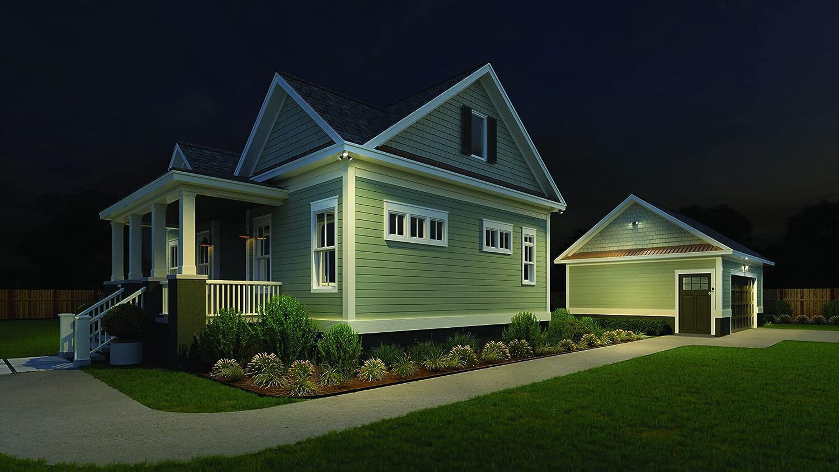 Lithonia Lighting Hgx Led 2Rh 40K 120 Mo M2 Contractor Select Double Light 8-5/16" Wide