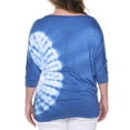 thumbnail image 4 of Women's Plus Size Tie Dye Bat Sleeve Top, 4 of 4