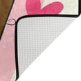 thumbnail image 5 of SKYSONIC Cute Cartoon Owl Non-Slip Area Rug, Be My Valentine Floor Carpet Comfort Floor Mats Decor for Indoor Front Porch,Living Room, Bedroom,Kitchen,72"x48", 5 of 5