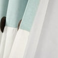 thumbnail image 5 of Lush Decor Linen Button Window Panel Blackout - Blue/White-Single-84 x 40, 5 of 8