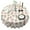 White Christmas Gingerbread, variant on White Christmas Gnome Pattern Round Tablecloth 60"x60",Wrinkle Wipeable Table Cloth for Kitchen Dining Room Picnic Patio Party