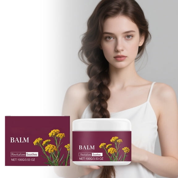 HYLLai Helichrysum & Calendula Repair Balm, Soothes, Moisturizes, and Revitalizes Delicate Skin, 100g