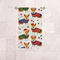 thumbnail image 6 of GZHJMY Fingertip Hand Towels, 2 Pack Pcs Cute Christmas Pattern with Corgis Absorbent Face Bath Towels for Bathroom Kitchen, 30"x15", 6 of 6