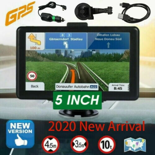 7 Inch Touch Screen GPS Navigation Maps System Device International Australia GPS Navigator 128M 8GB FM with Lifetime Map Update for Cars Trucks Vehicles 