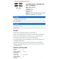 thumbnail image 2 of Front Brake Pad Set - Compatible with 2014 - 2018 Mazda 3 2015 2016 2017, 2 of 2