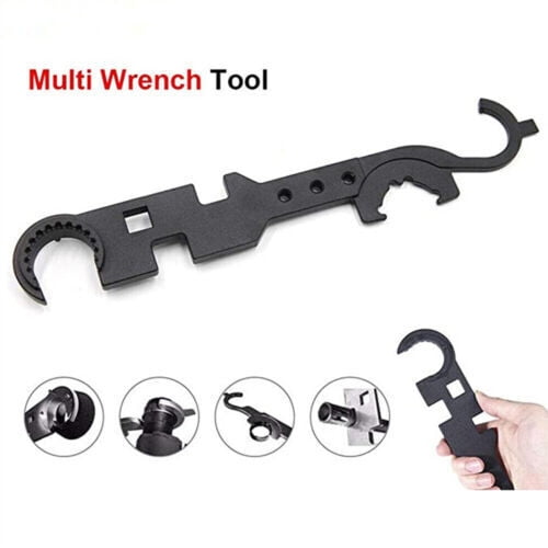 8in1 Multifunction Steel Wrench Tool AR Armorers Auto Repair Kit