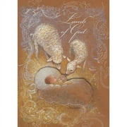 LPG Greetings Lamb of God Tip On Infant: Handcrafted Box of 12 Sherri Buck Baldwin Religious Christmas Cards