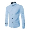 thumbnail image 2 of Camisa Hombre Casual Formal Vestir Slim Fit Strech Rombo Am7, 2 of 7