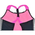 thumbnail image 3 of Girls Swimsuits One Piece Crossback Swimwear Beach Bathing Suit 3-14 Years, 3 of 5