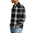 thumbnail image 4 of Men's Casual Button-Down Long-Sleeve Shirt Fashionable Casual Men's Clothing, 4 of 6