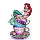thumbnail image 1 of (11CTACC-472 30x50 color) hilo algodón ecológico bordado 11CT 3 hebras impresión 30*50cm Kit punto cruz Teacup Princess-Sirena Ariel, 1 of 9
