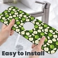 thumbnail image 6 of Sikiie Green Fruit Splash Guard for Sink Faucet-1 PC Super Absorbent Fast Drying Mat Sink Gadgets-Splash Guard for Kitchen, Sink Mat, 6 of 7
