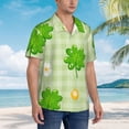 thumbnail image 5 of Kll Men'S Hawaiian Shirt Short Sleeve Button Down Beach Shirts-St Patrick'S Day11, 5 of 8