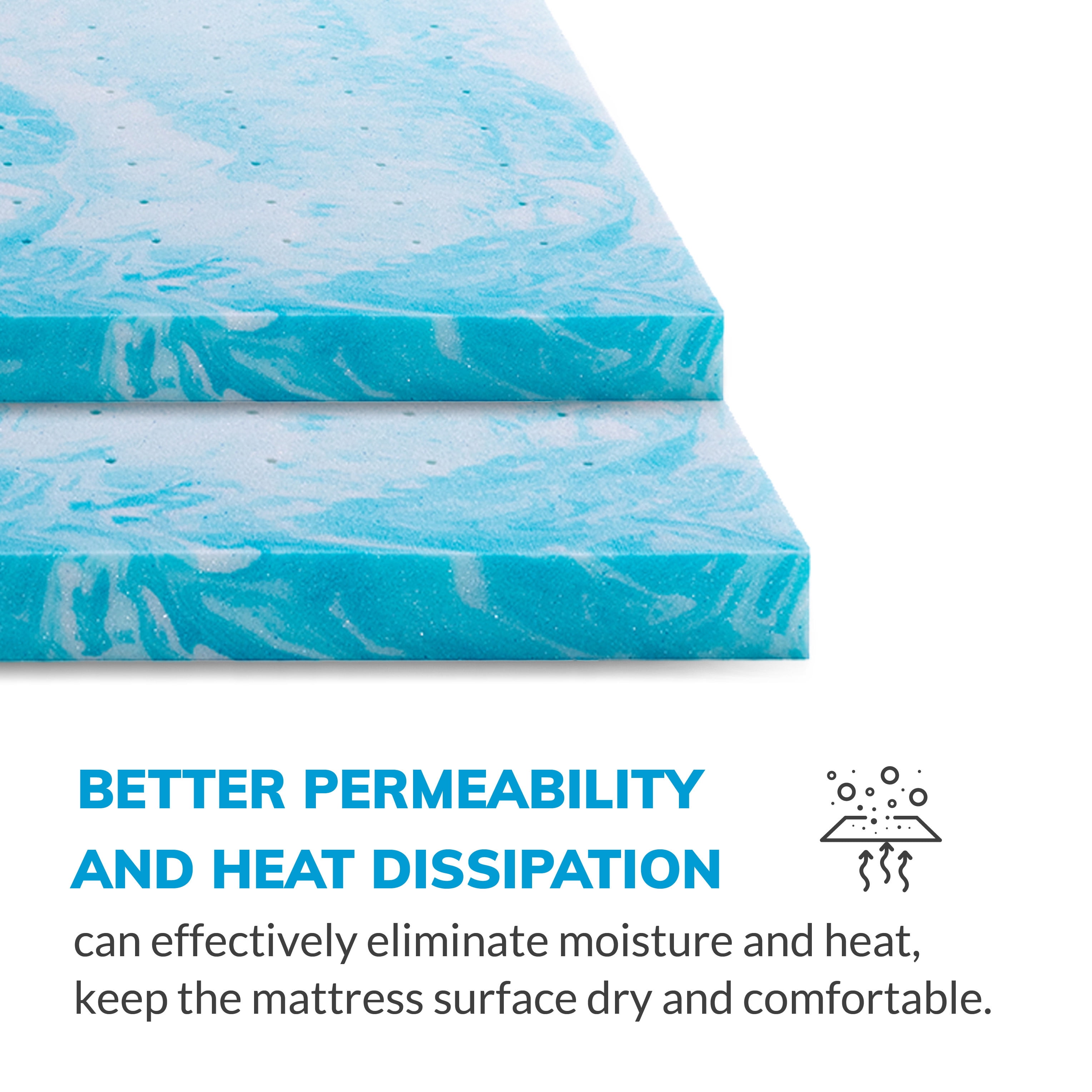 MLILY Idle 12 inch Gel Memory Foam Mattress, King Size Mattress in a Box