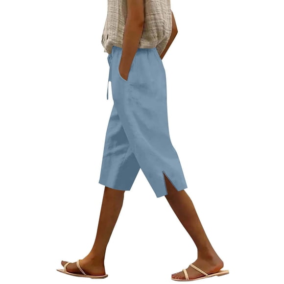 Uqiangy Gauze Pants For Women Linen Pants For Women Lightweight Summer Pants Women Light Weight Pants For Women Summer Pants For Women 2025 Womens Seersucker Pants Cotton Pants For Women 2XL
