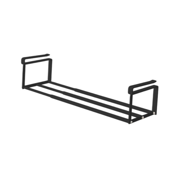 Organizador de zapatos expandible, ajustable, multifuncional, de estilo moderno. Organizador de zapatos colgante grande para una mejor organización. Negro