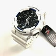 thumbnail image 2 of Casio Men's GA-100 Series G-Shock Quartz 200M WR Shock Resistant Watch White/Black.  Plastic Band, 2 of 4