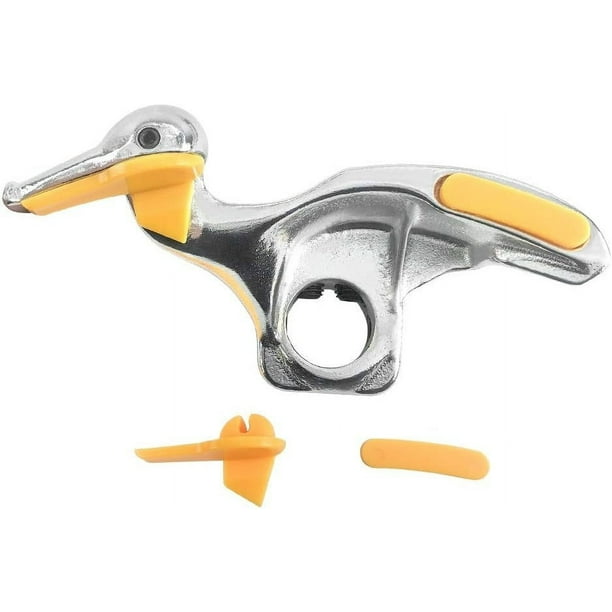 Desmontador de neumáticos, herramienta de cabeza de pato de montaje de cambiador de neumáticos de automóvil con 1 par de protectores de llanta para reemplazo, acero fundido, 30 mm
